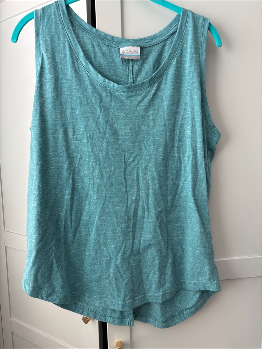 Columbia Teal Blue Sleeveless Tank Top